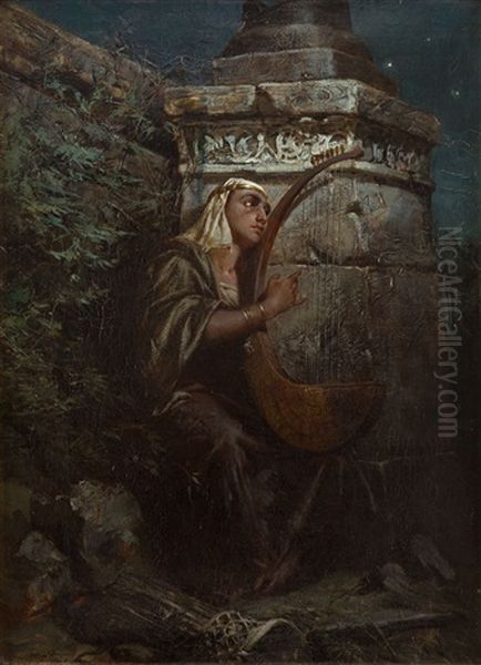 Harpist (david) - view 1