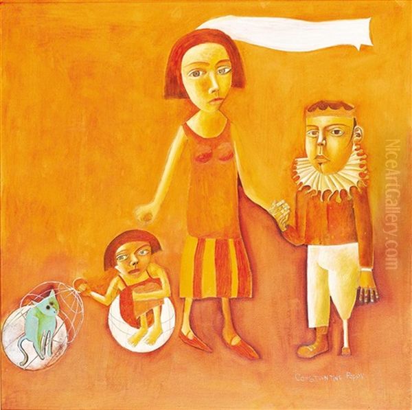 Untitled (family With Cat) - view 1