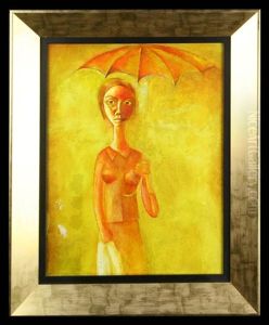 Girl With Umbrella