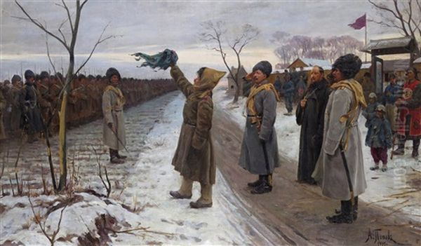 Scene From The Russian Occupation Of Northern Manchuria In The Early 20th Century - view 1