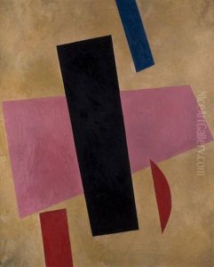 Komposition Mit Halbmond by Lyubov Popova