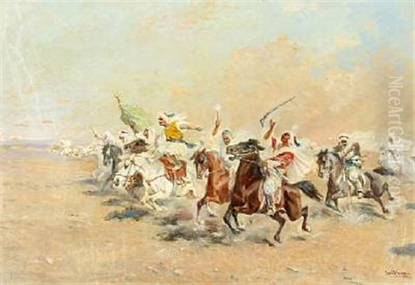 Landscape With Circassian Horsemen - view 1