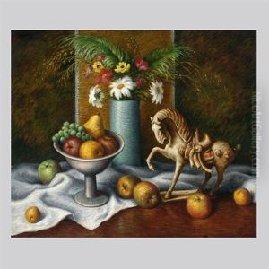 Still Life With T'ang Horse by Stanilaus Poray