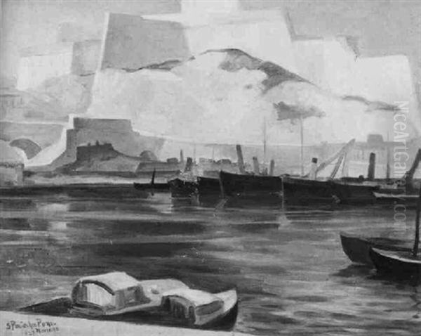 Harbor With Citadel - view 1