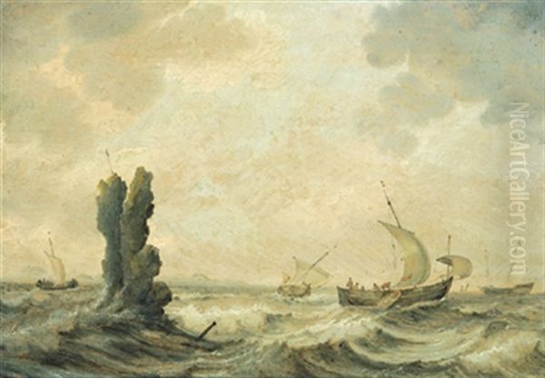 Boote Auf Bewegter See - view 1