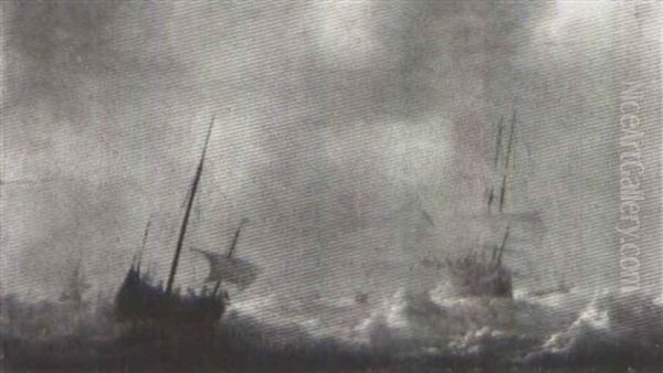 Shipping In A Rough Sea - view 1