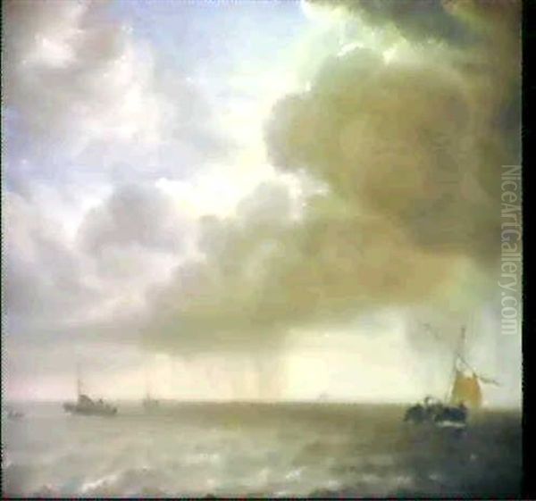 Shipping In An Estuary - view 1