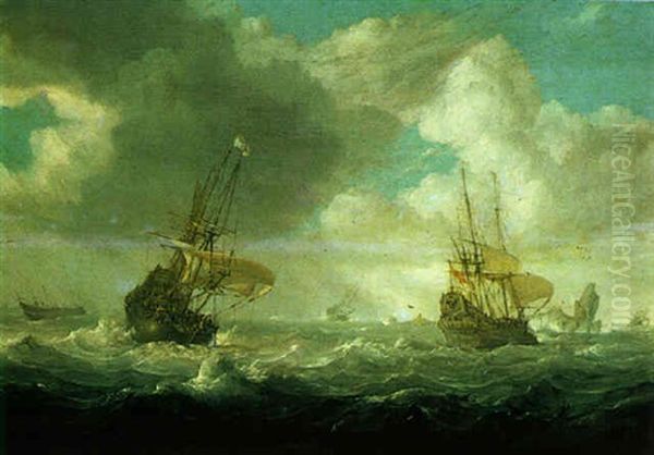 Shipping In Stormy Seas - view 1