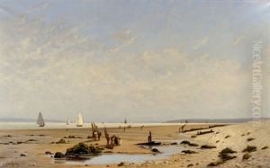 Vue De Dieppe by Albert Porcher