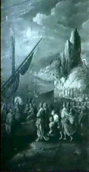 Le Christ Enseignant A La Foule Sur Le Rivage - view 1