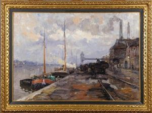 Les Quais De Schaerbeek by Oswald Poreau