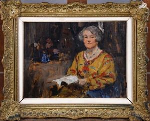 Portrait De La Peintre Vonnot Viollet (date 1922)