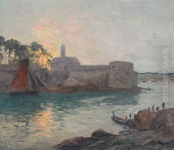 La Ville Close De Cancarneau/(le Passage D"eau) - view 1