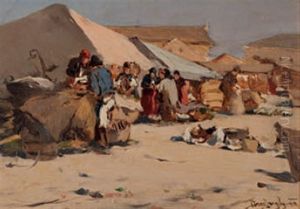 Marktszene by Gergely Poerge