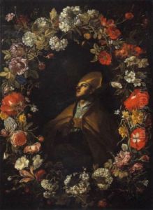 San Gennaro Entro Ghirlanda Di Fiori San Gennaro Entro Ghirlanda Di Fiori