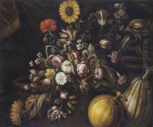 Natura Morta Con Fiori E Frutta Natura Morta Con Fiori E Frutta