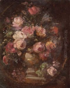 Rosen In Vase by Otto Maria Porsche
