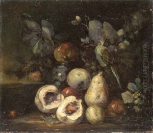 Obststillleben by Otto Maria Porsche