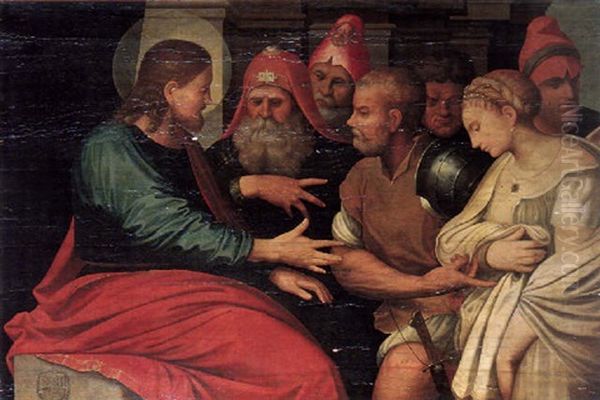 Christus Und Die Ehebrecherin - view 1