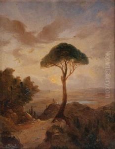 Zuiders Landschap by Jean-Francois Portaels