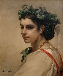 Portrait Of A Bacchante