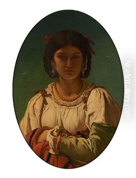 Portrait De Jeune Italienne - view 1