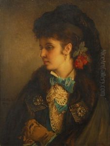 Jeune Femme A La Rose Jeune Femme A La Rose