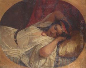 La Belle Assoupie by Jean-Francois Portaels