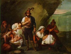 Genre Scene With Figures Resting Genre Scene With Figures Resting