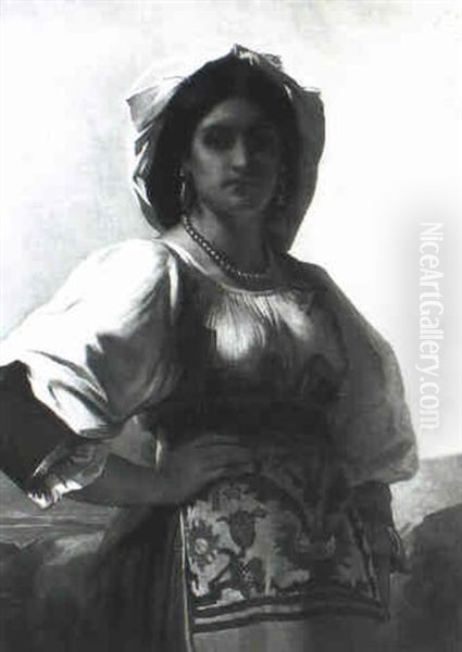 Portrait De Jeune Italienne - view 1