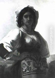 Portrait De Jeune Italienne