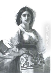 A Roman Maiden by Jean-Francois Portaels