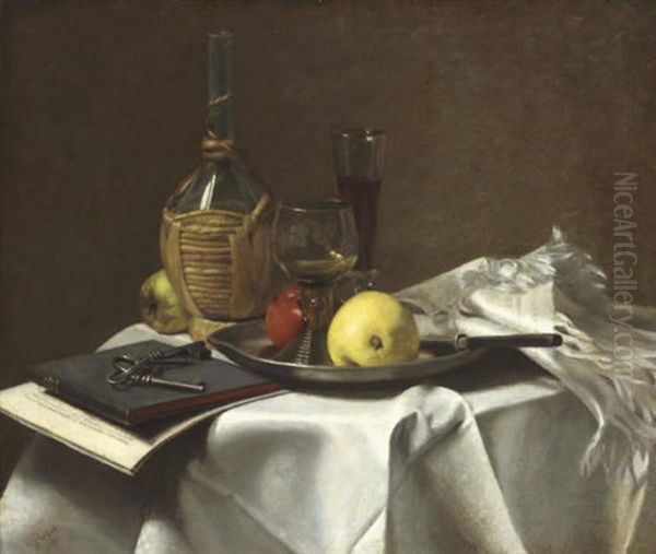 Still Life With Pears And Cask - view 1
