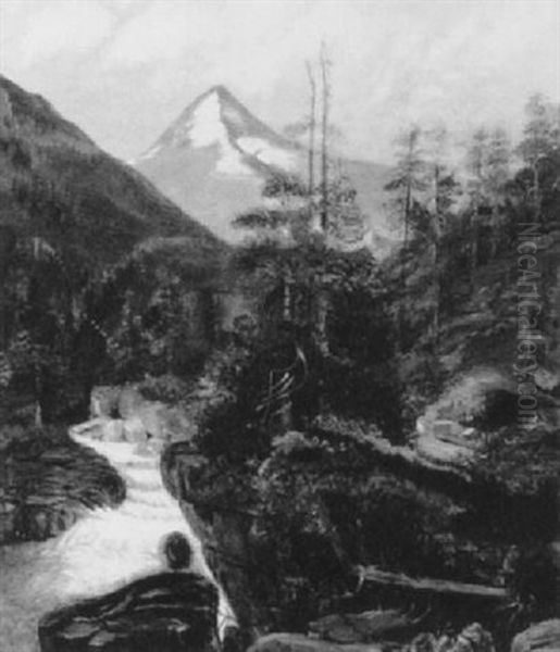 Mountain Stream, New England - view 1