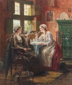 Penning A Letter by Edward Antoon Portielje