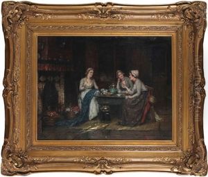 La Visite by Edward Antoon Portielje