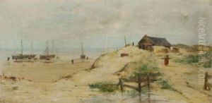 Retour Des Pecheurs by Edward Antoon Portielje