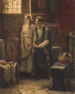 Abschiedsszene by Edward Antoon Portielje