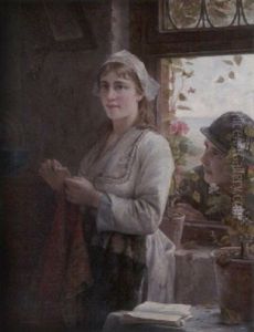 An Afternoon Calling by Edward Antoon Portielje