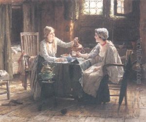 Teatime by Edward Antoon Portielje
