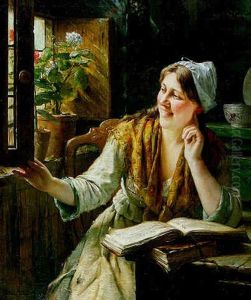 The Welcome Visitor by Edward Antoon Portielje