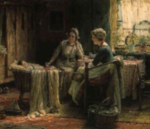 Bij De Wieg by Edward Antoon Portielje