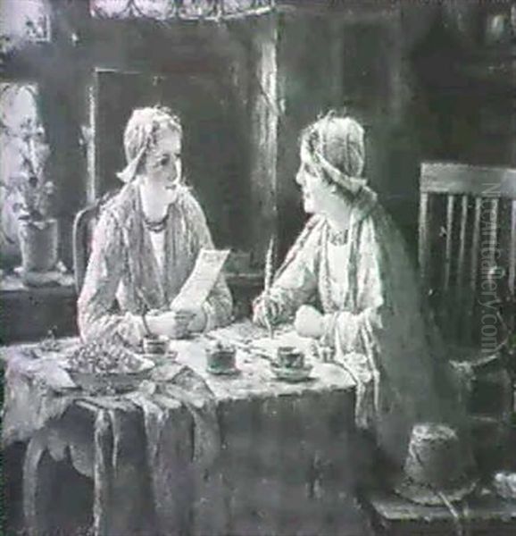 Dictating A Letter - view 1