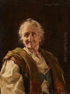 La Dame Au Chale by Gerard Jozef Portielje