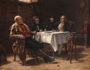 Scene D'interieur by Gerard Jozef Portielje