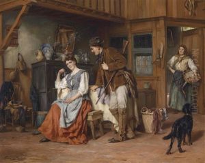 Der Besuch Des Jagers by Gerard Jozef Portielje