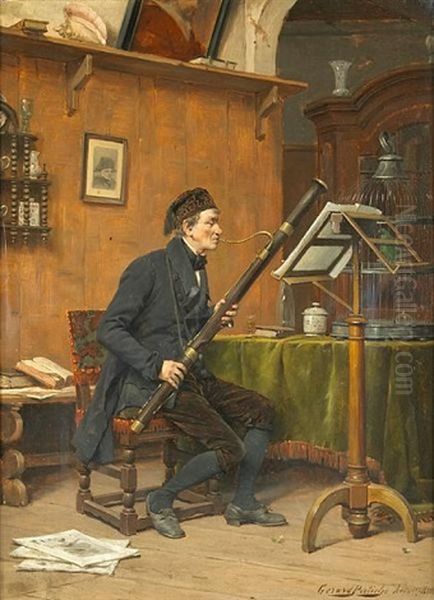 The Bassoon Player - view 1