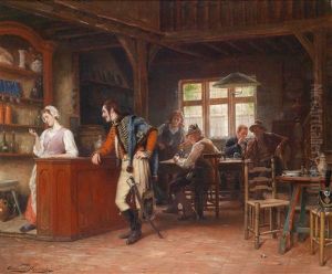 Eine Angeregte Unterhaltung by Gerard Jozef Portielje