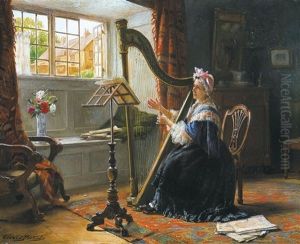 De Harpspeelster - La Harpiste