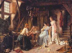 The Fortune Teller by Gerard Jozef Portielje
